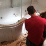 curved bath panel