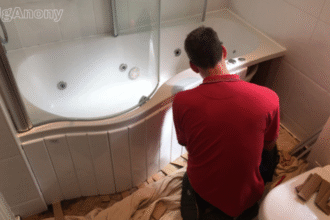 curved bath panel